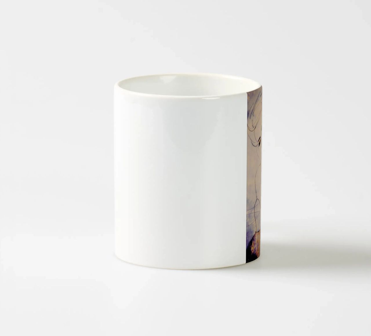 Abstractions Aside tazza in ceramica da Leigh Viner