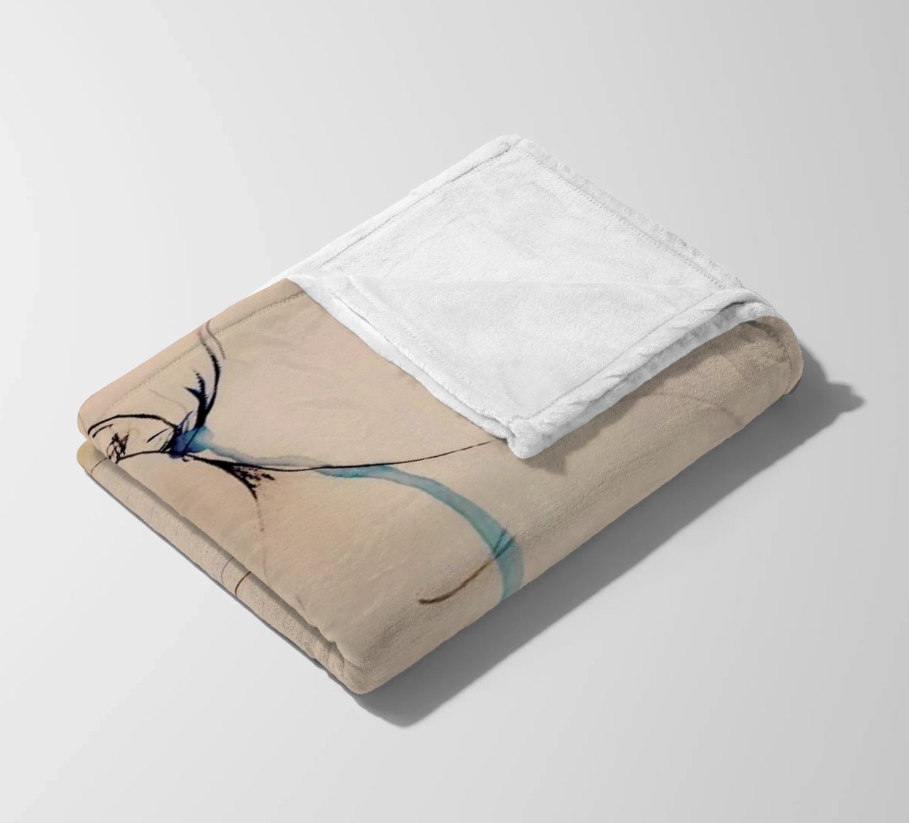 Abstractions Aside Fleecedecke von Leigh Viner