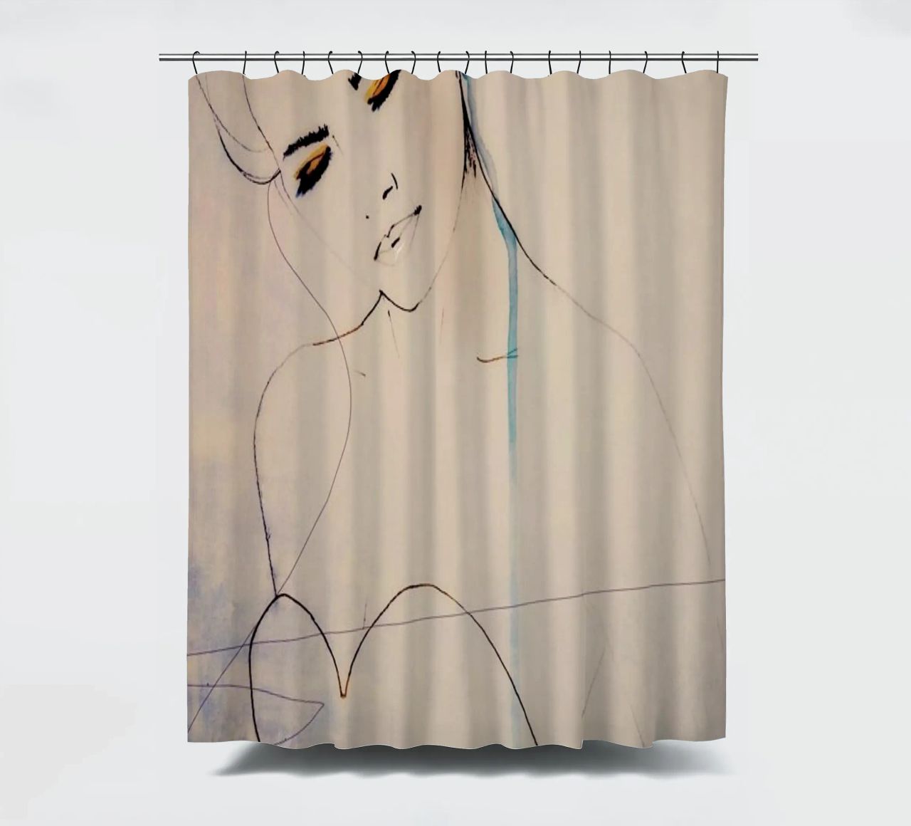 Abstractions Aside Duschvorhang von Leigh Viner