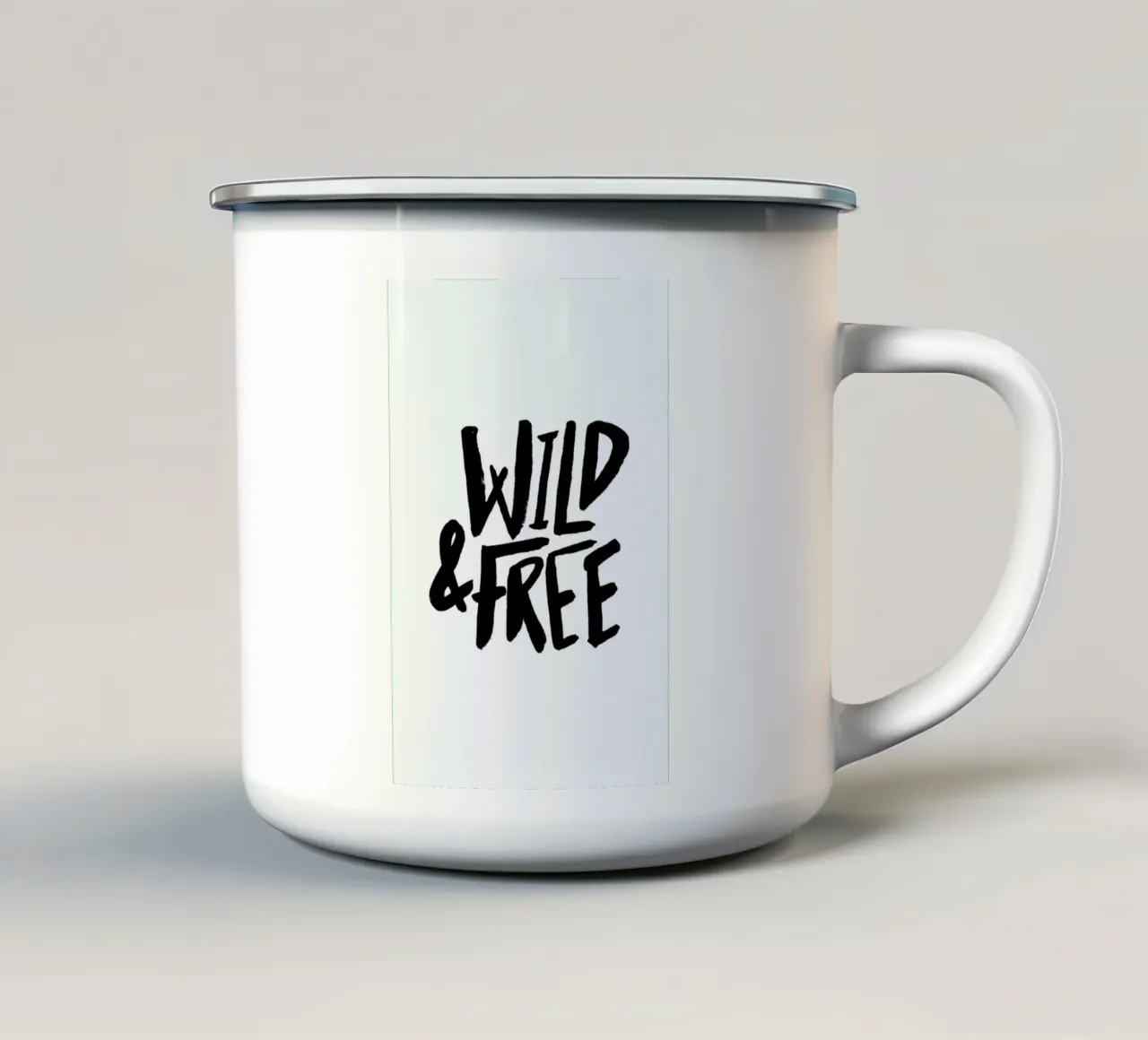 Wild And Free tazza in smalto da Leah Flores