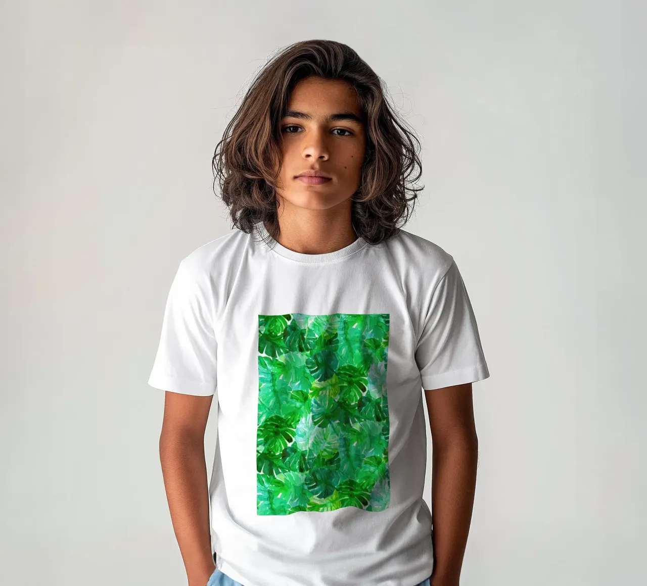 Welcome to the Jungle kids t-shirt by Amy Sia