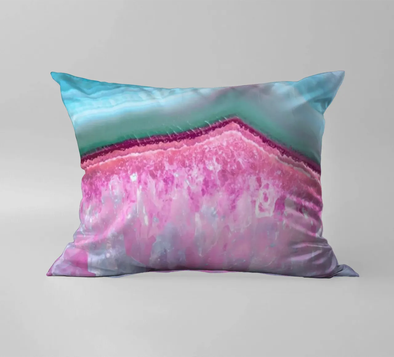 Rose Quartz and Serenity Agate cuscino da cafelab