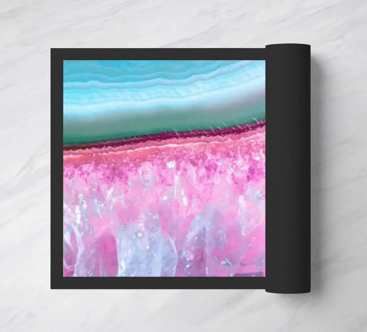 Rose Quartz and Serenity Agate zerbino da cafelab