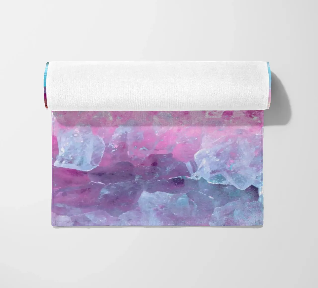 Rose Quartz and Serenity Agate telo mare da cafelab