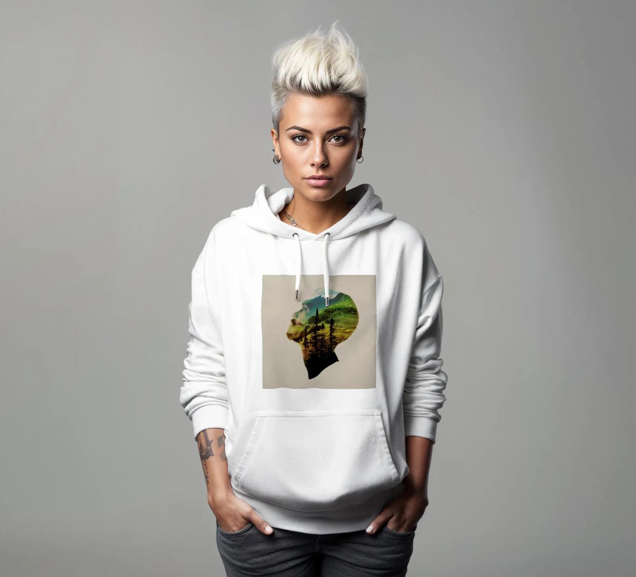 Out of mind sudadera con capucha de Davies Babies
