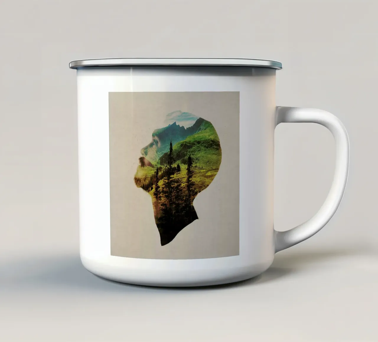 Out of mind taza de esmalte de Davies Babies