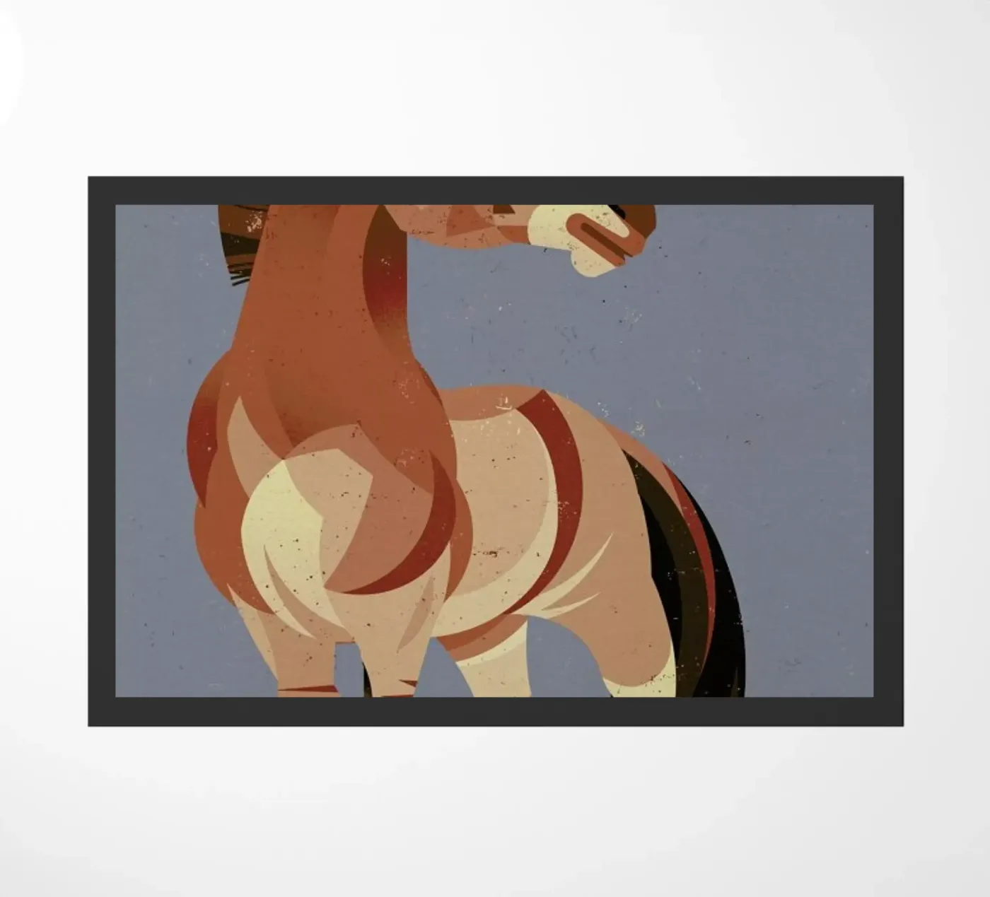 Horse doormat by Dieter Braun