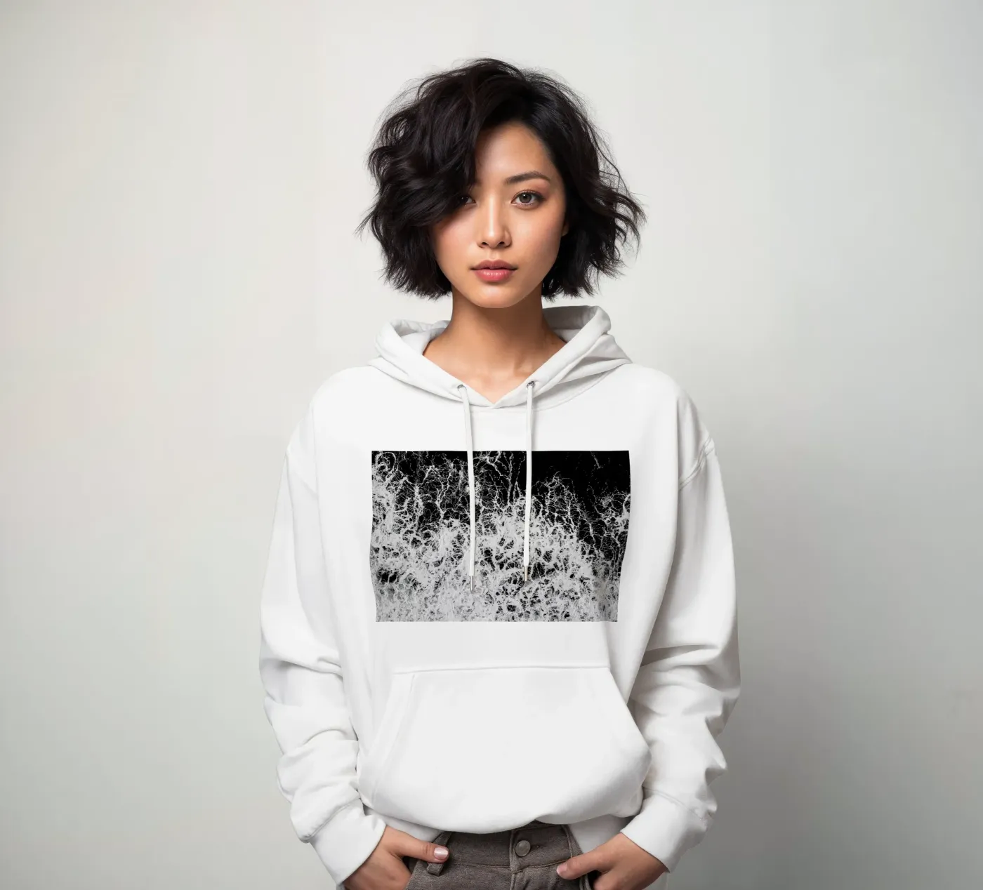 Waves hoodie by Chris Abatzis