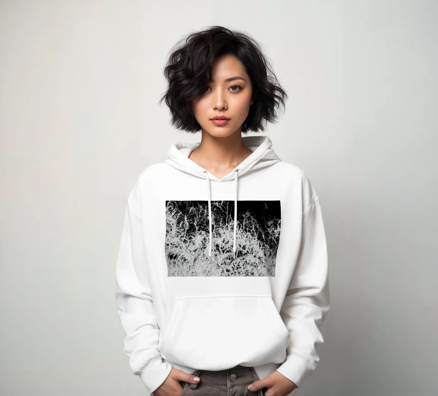 Waves hoodie by Chris Abatzis
