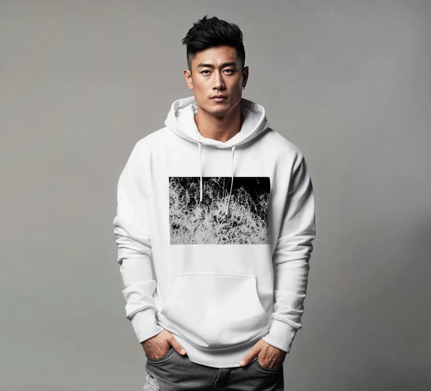 Waves hoodie by Chris Abatzis