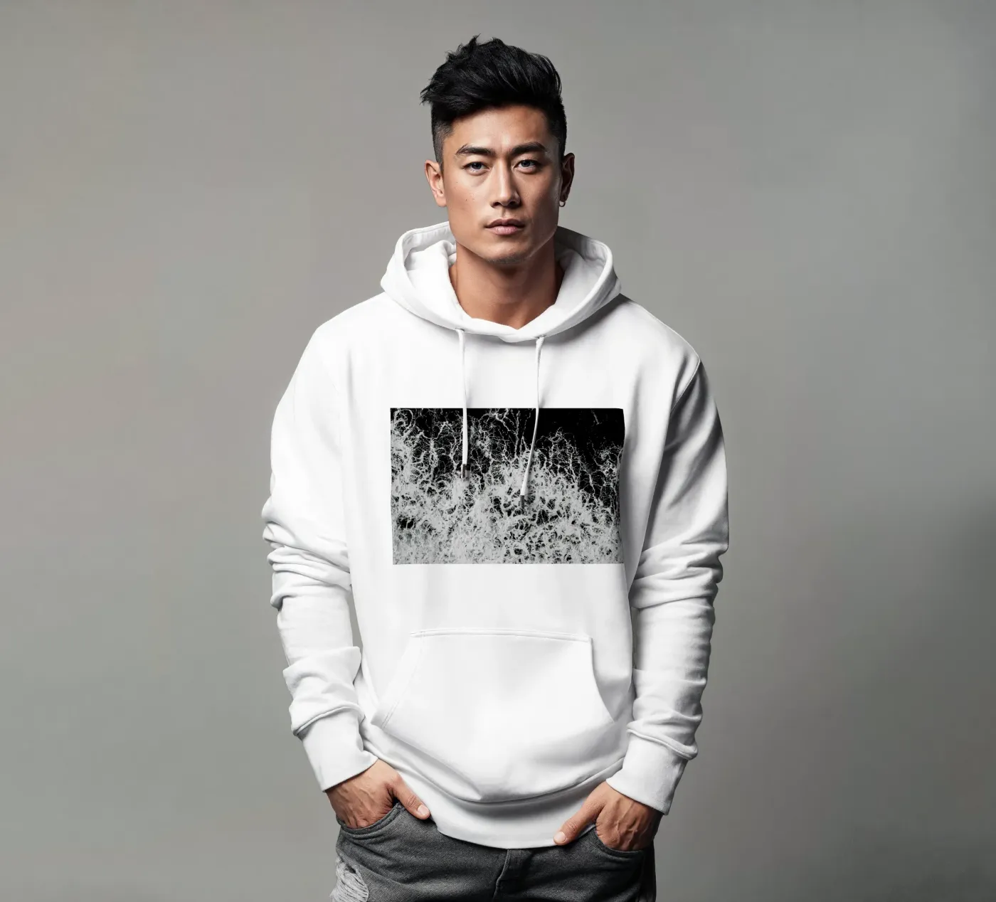 Waves hoodie by Chris Abatzis