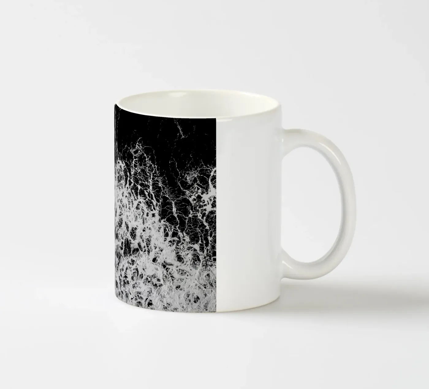 Waves ceramic mug by Chris Abatzis