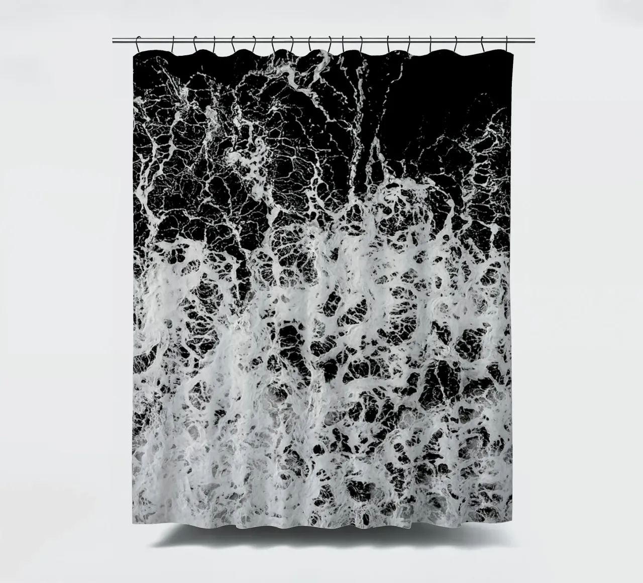 Waves Duschvorhang von Chris Abatzis