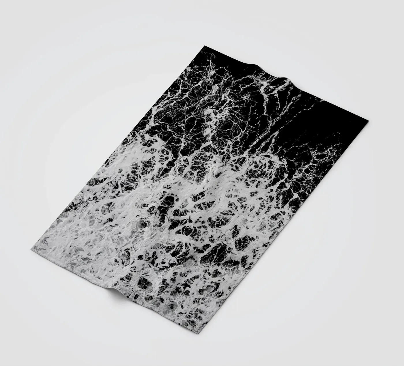 Waves Fleecedecke von Chris Abatzis