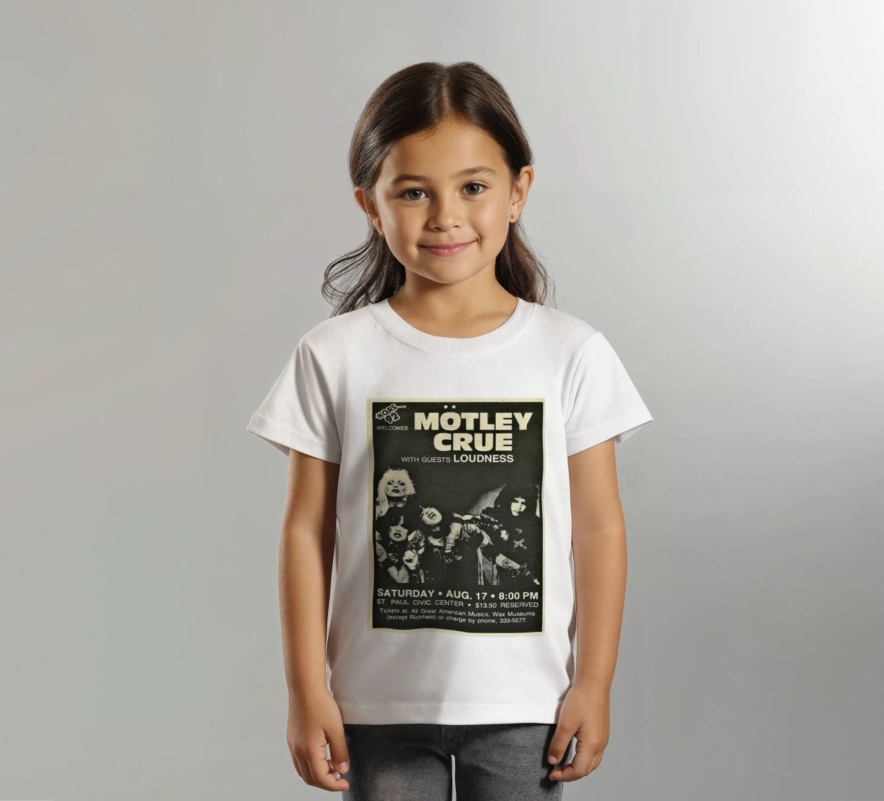 Motley Crue Vintage Concert Music t-shirt enfant de SoundStudio