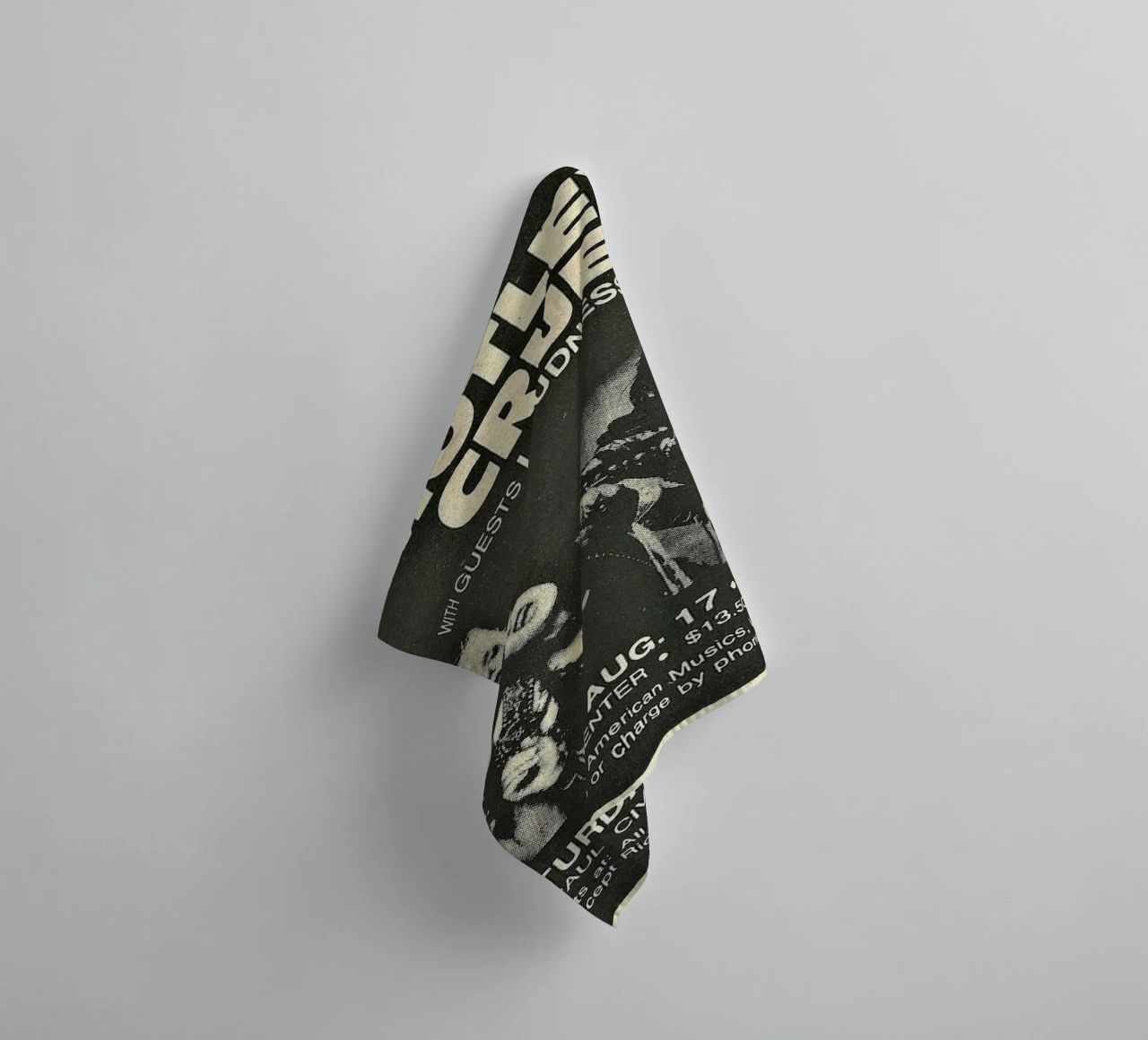 Motley Crue Vintage Concert Music serviette de bain de SoundStudio
