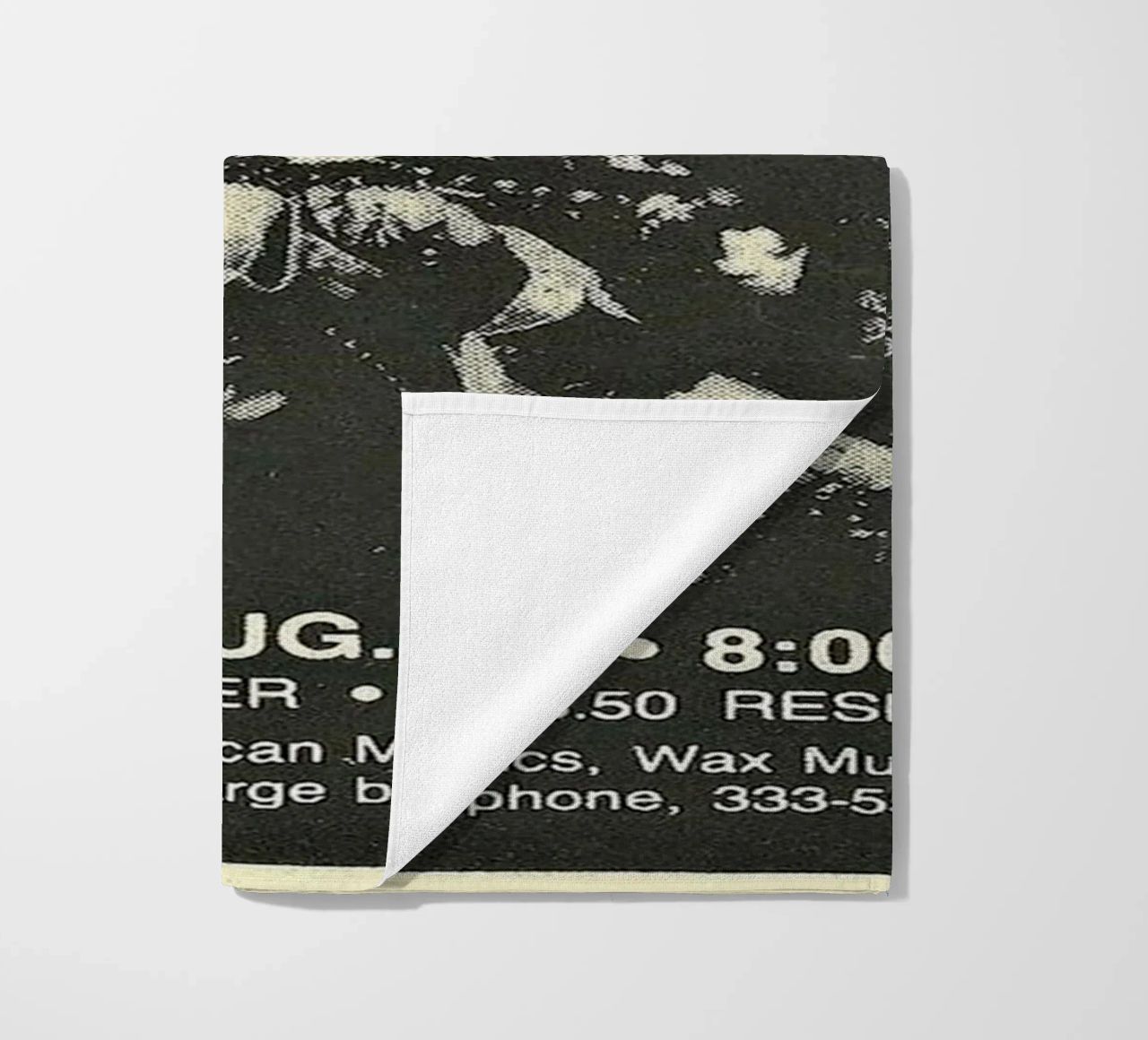 Motley Crue Vintage Concert Music serviette de plage de SoundStudio