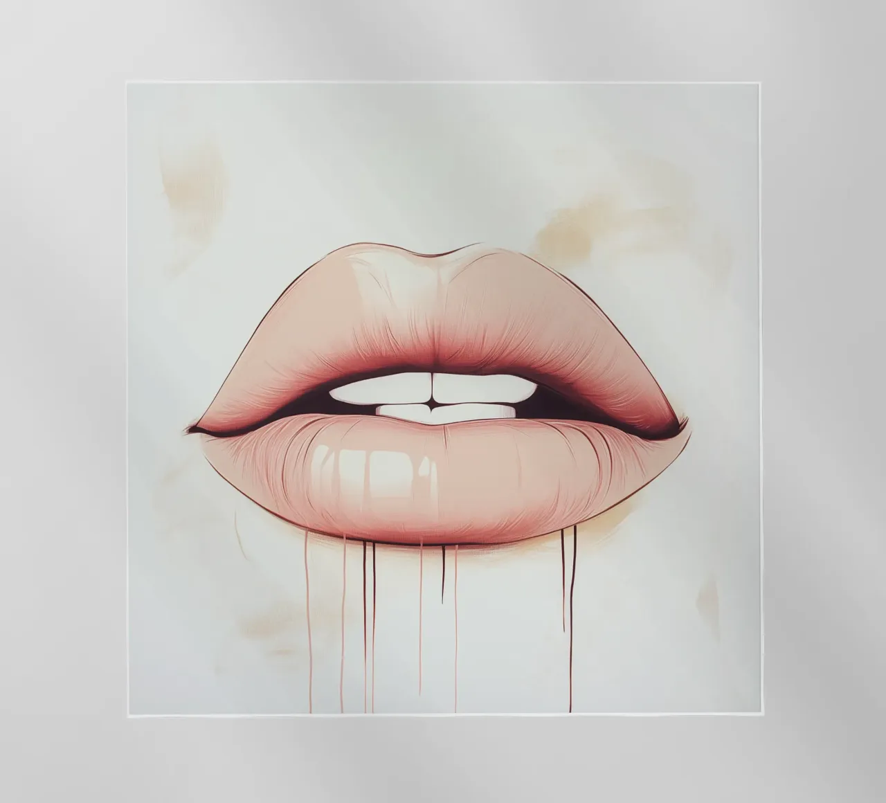 Lips Backlit Folie von Synthaira