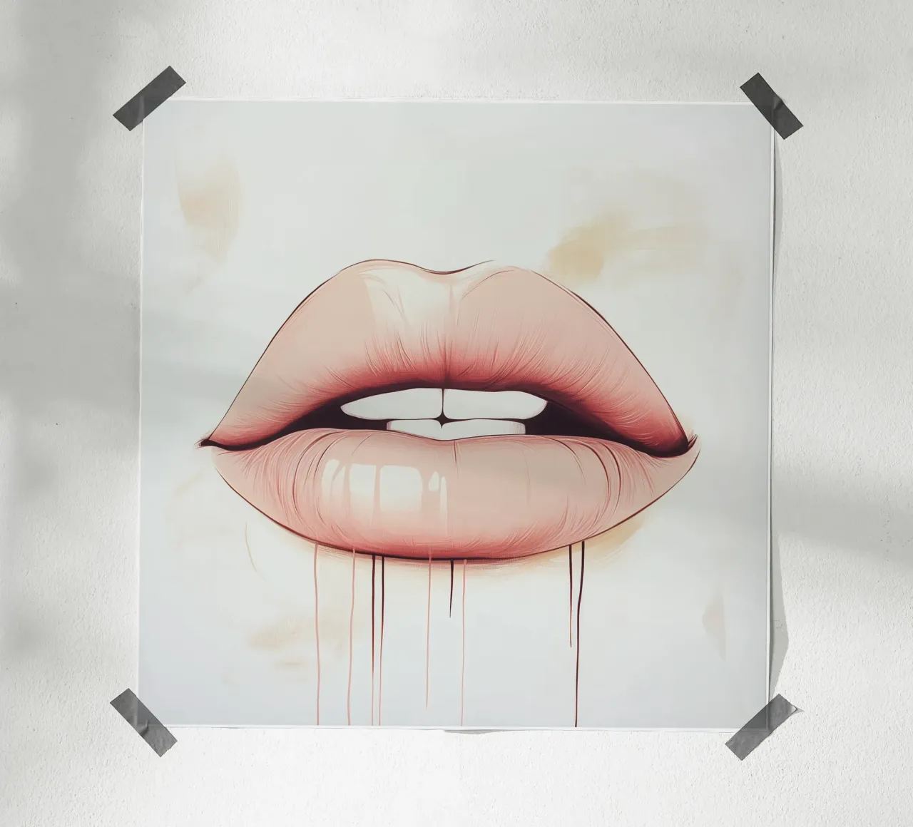 Lips hahnemühle by Synthaira