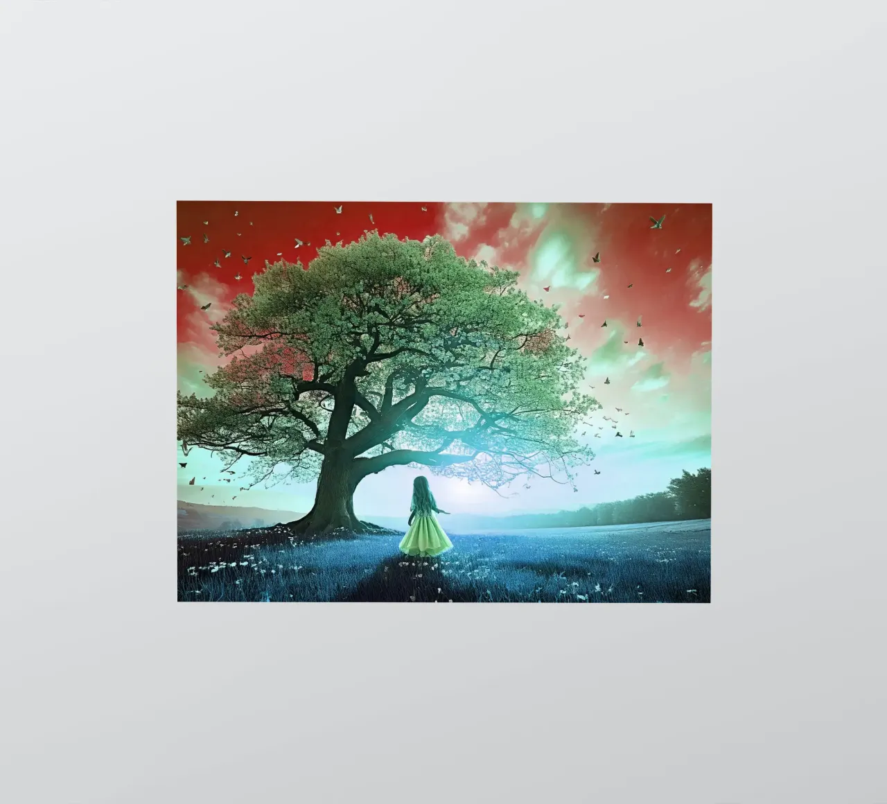 WONDERFUL TREE. Blue Grass sticker by Thierry vobmann photography