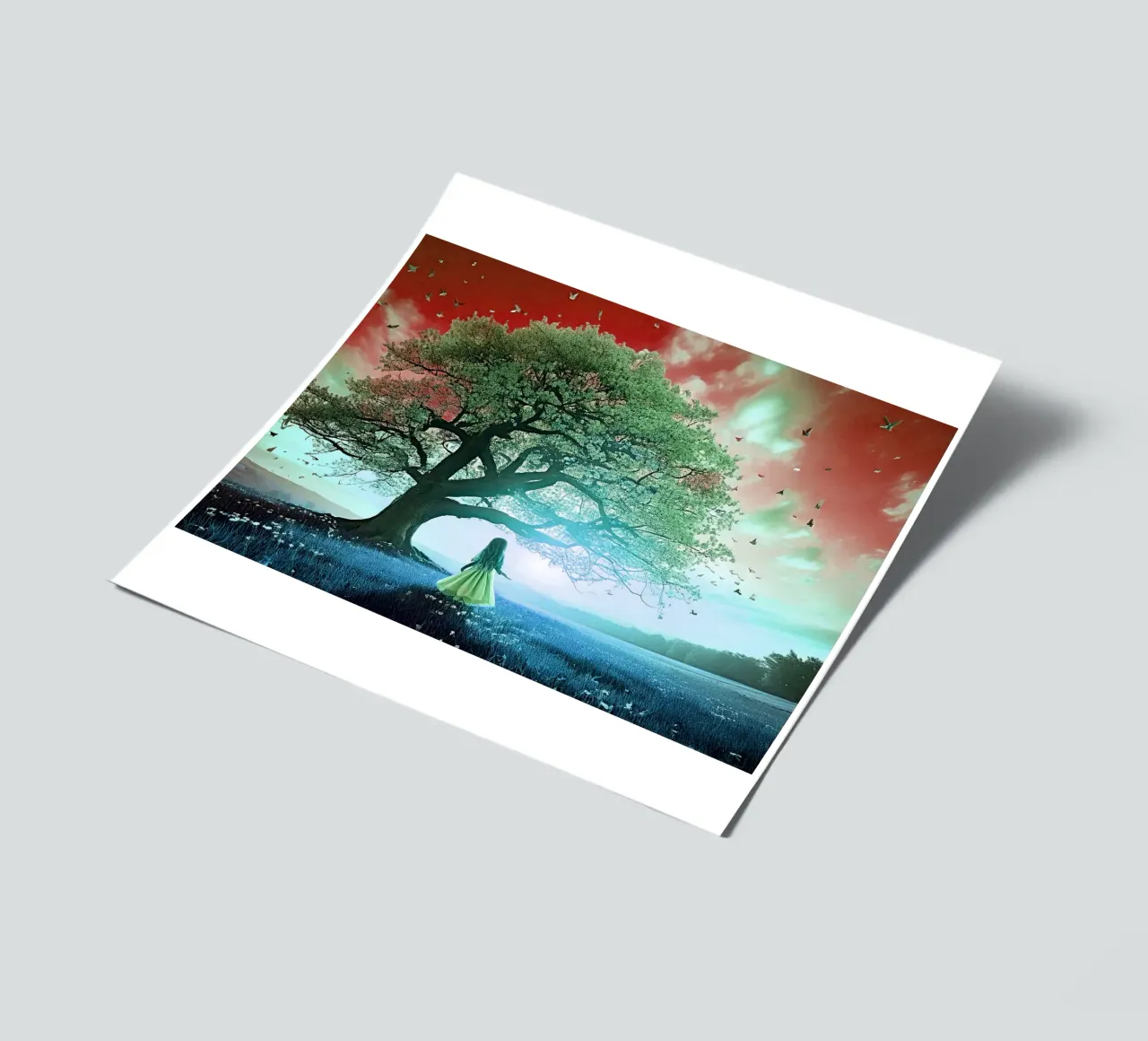 WONDERFUL TREE. Blue Grass sticker sheet by Thierry vobmann photography