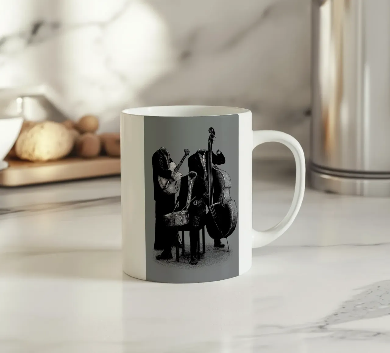 Les Invisibles tazza in ceramica da Florent Bodart