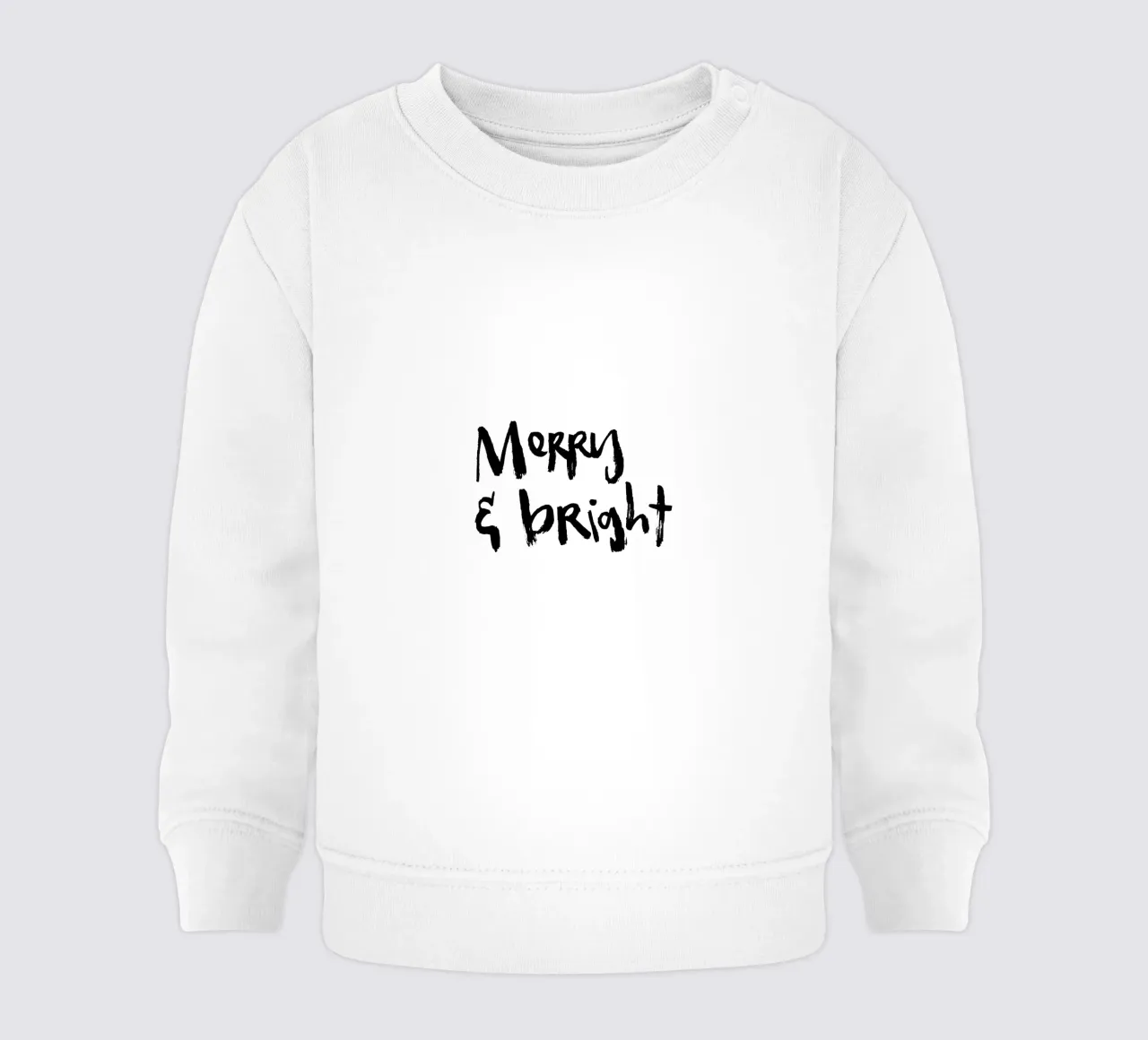 Merry & Bright felpa neonato da Brushmeetspaper