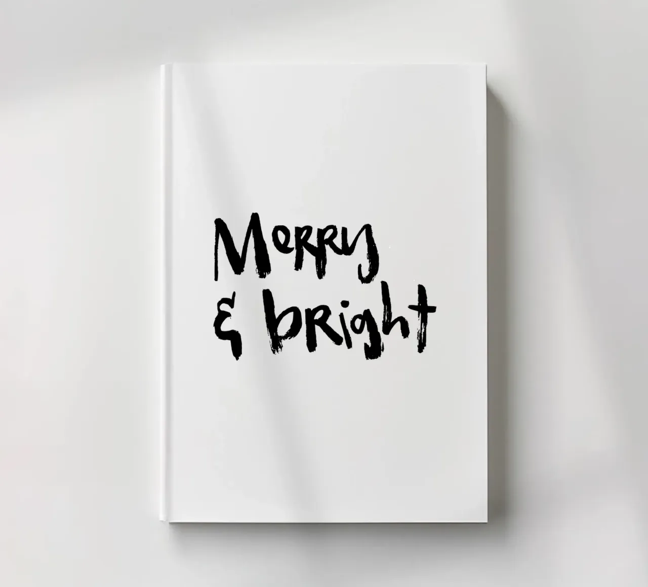 Merry & Bright notebook by Brushmeetspaper