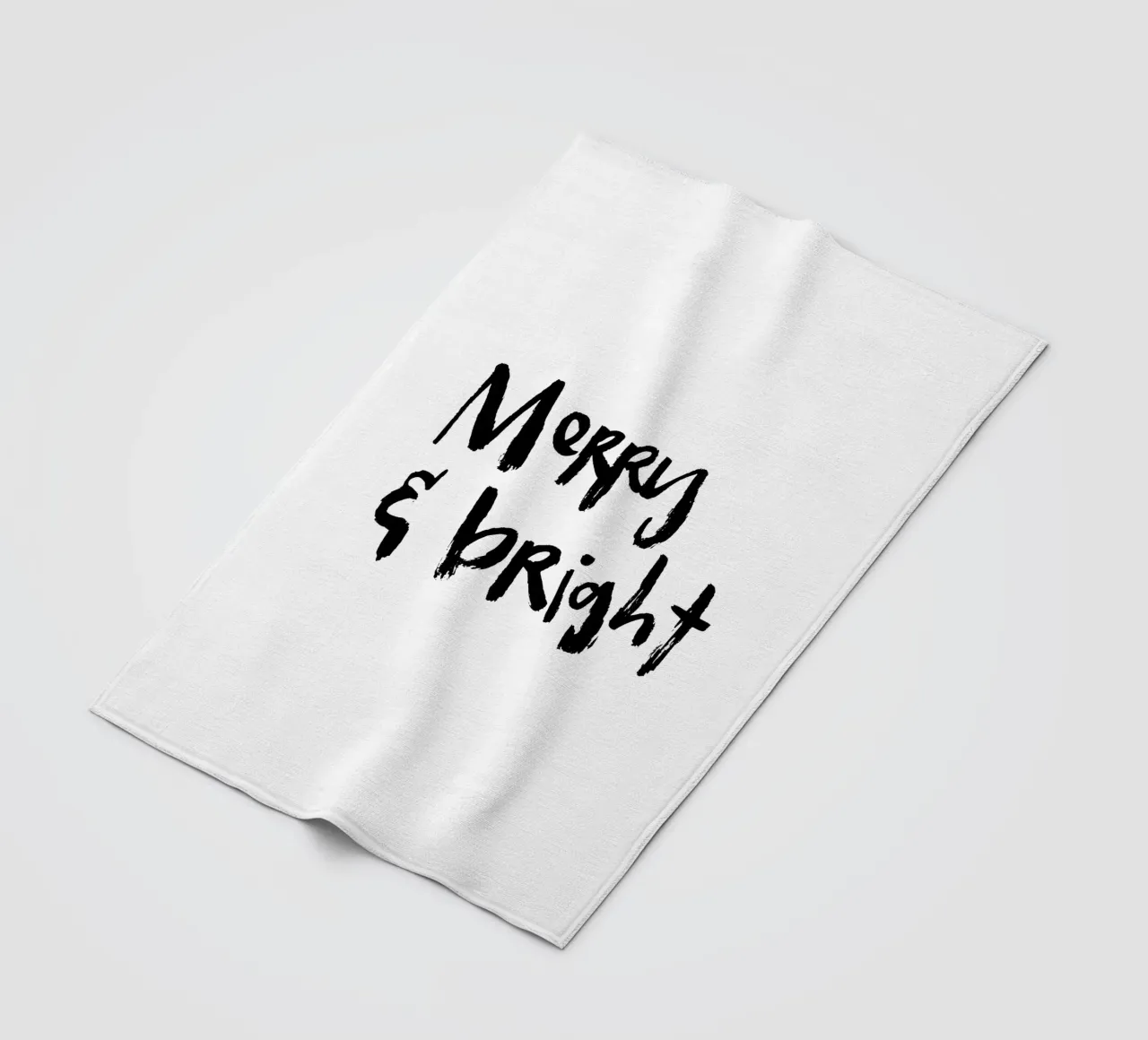Merry & Bright coperta in pile da Brushmeetspaper