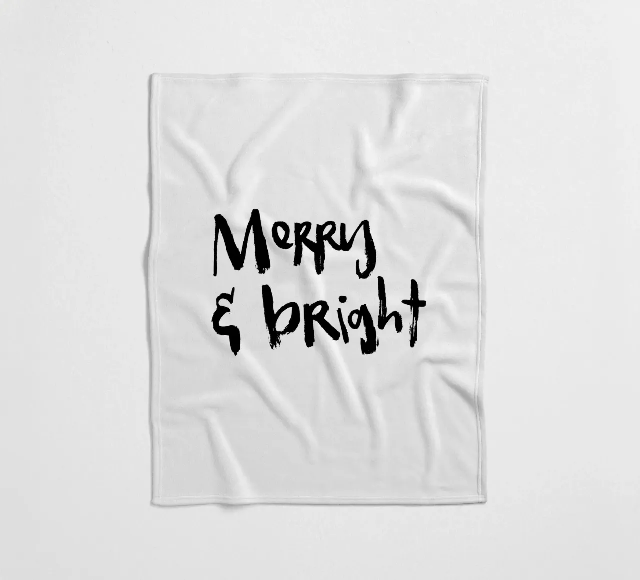 Merry & Bright coperta in pile da Brushmeetspaper
