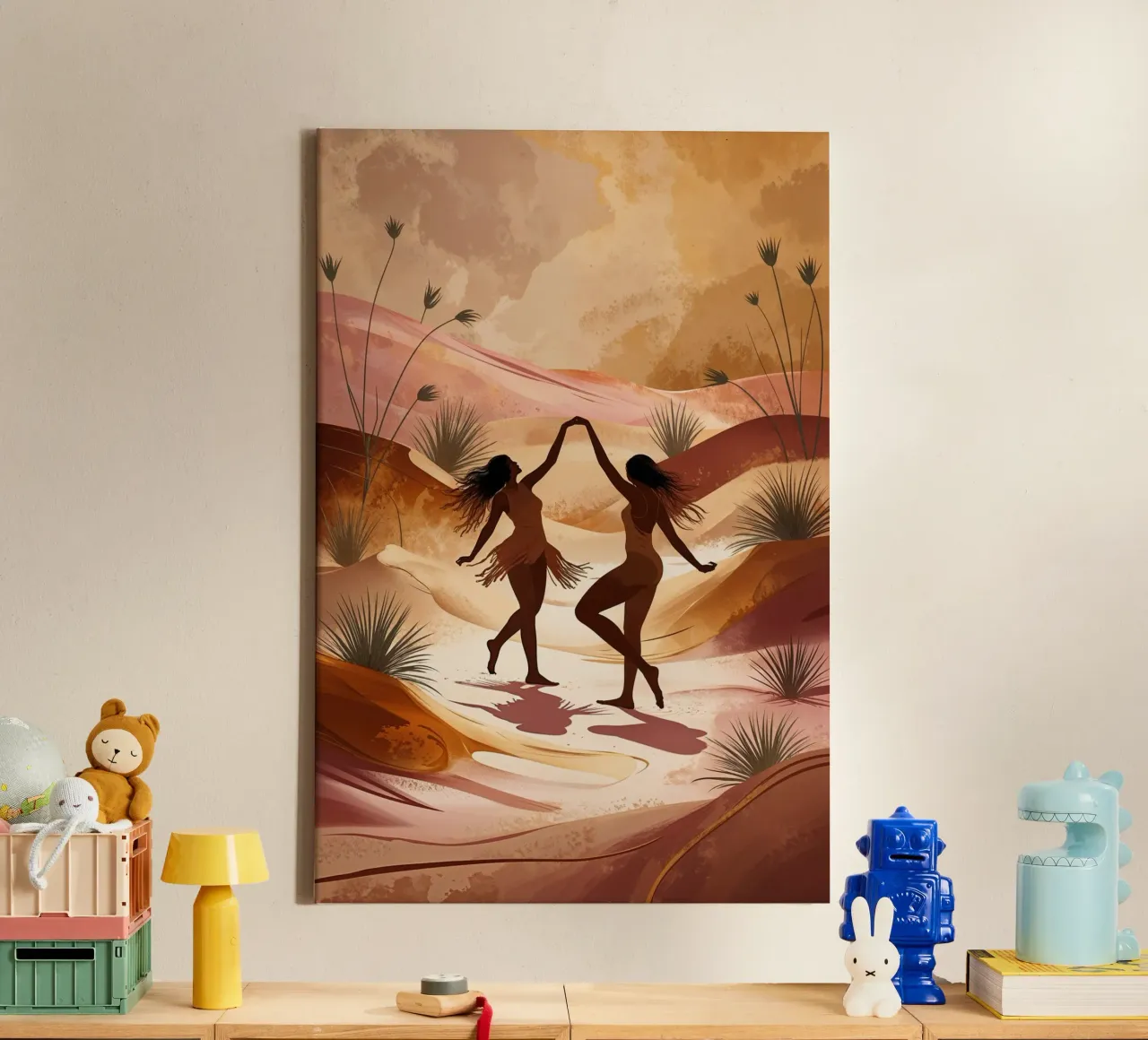 Golden Harmony in the Sands tela da AlbertKlee