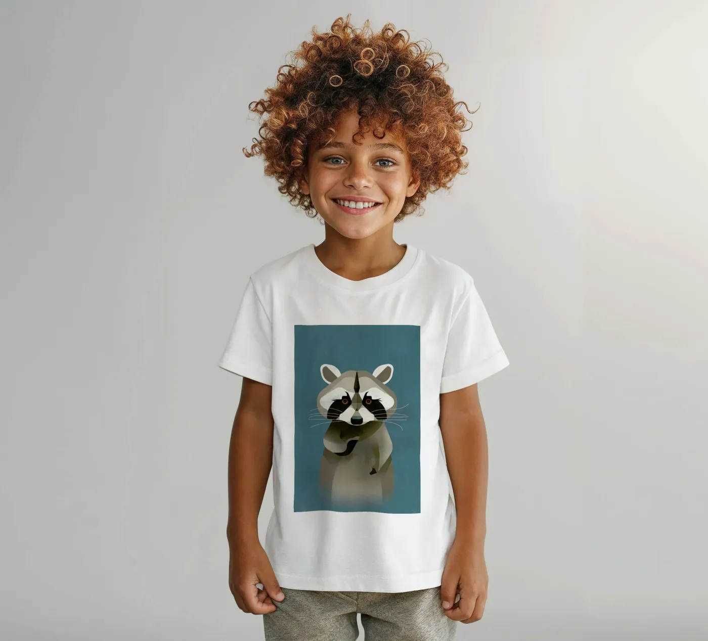 Racoon t-shirt bambini da Dieter Braun