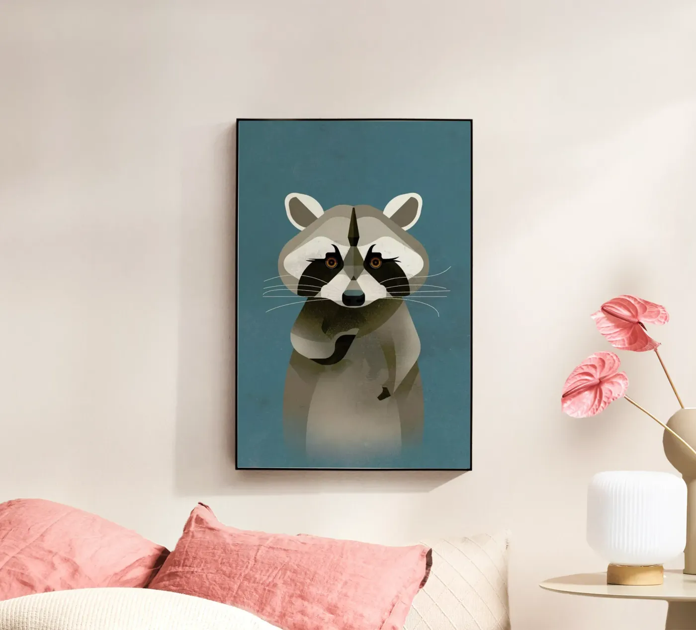 Racoon plexiglass da Dieter Braun