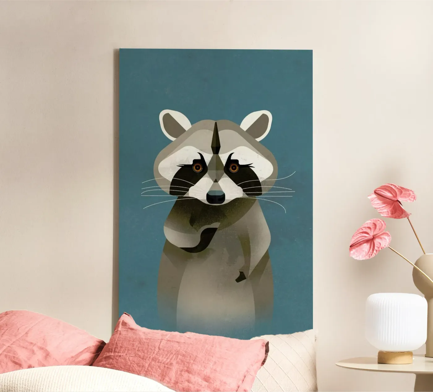Racoon tela da Dieter Braun