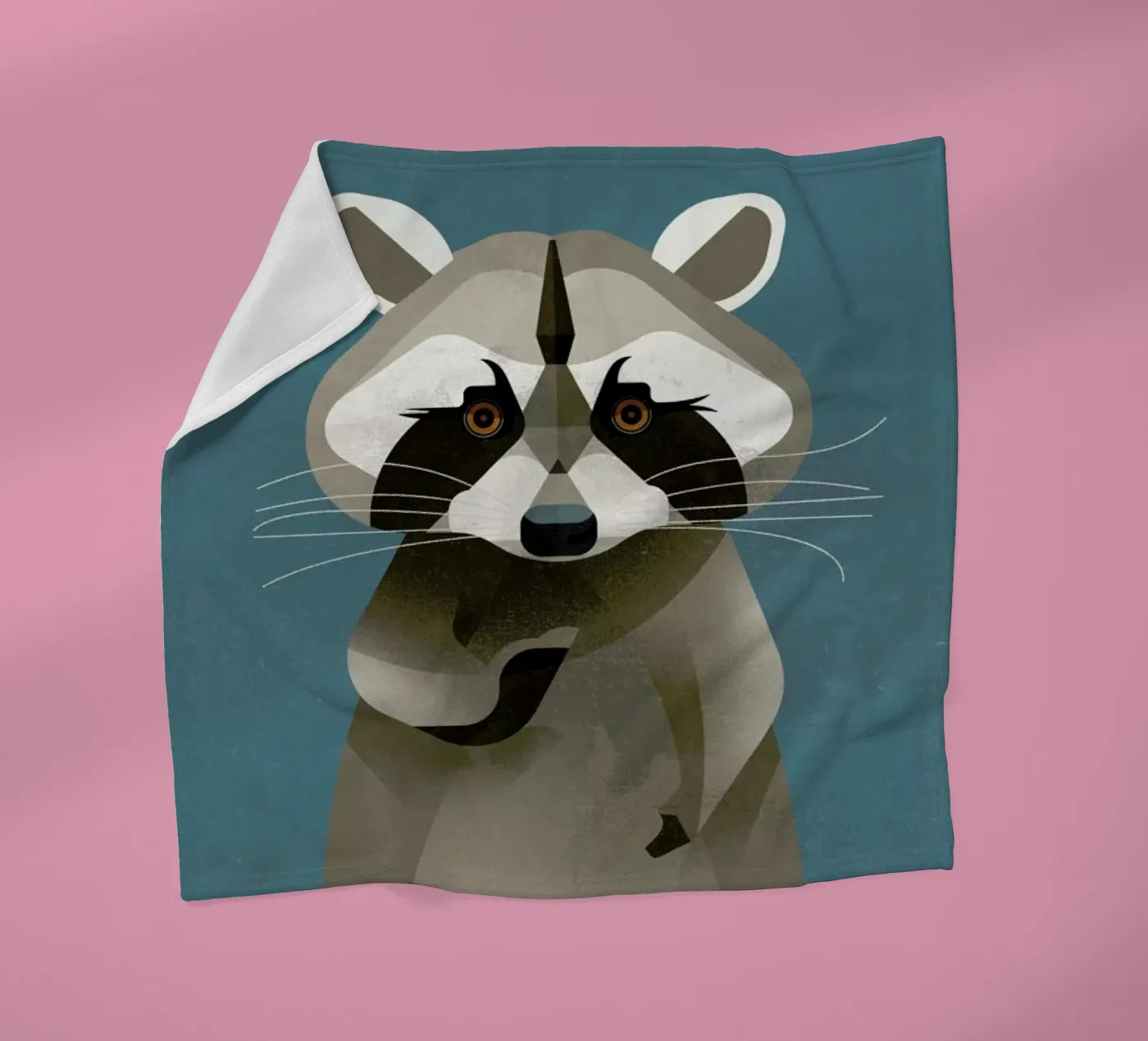 Racoon coperta in pile da Dieter Braun