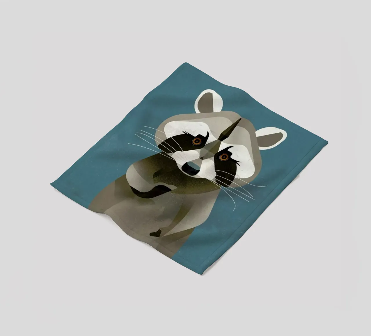 Racoon fleece blanket by Dieter Braun