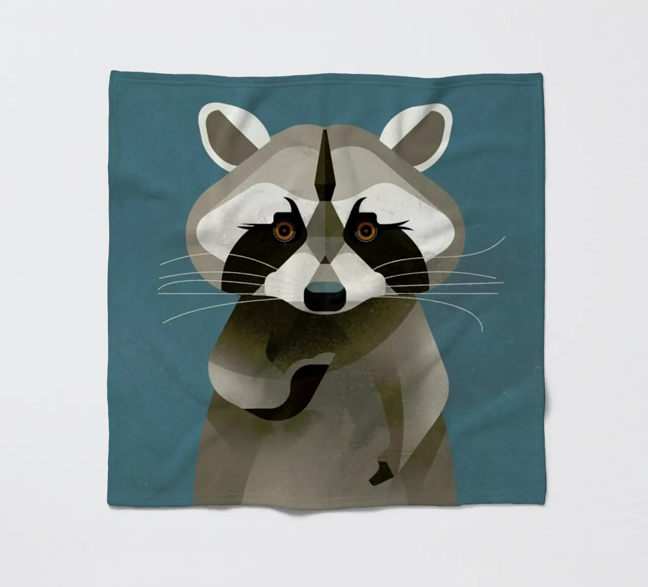 Racoon fleecedeken van Dieter Braun