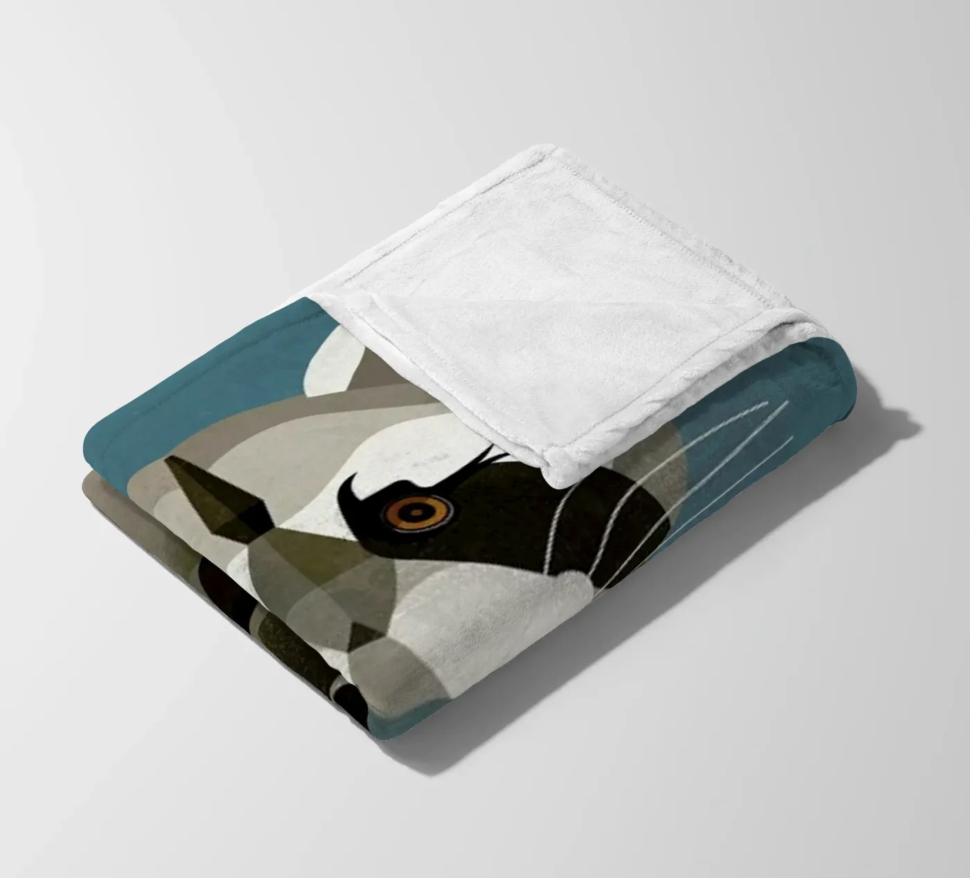 Racoon Fleecedecke von Dieter Braun