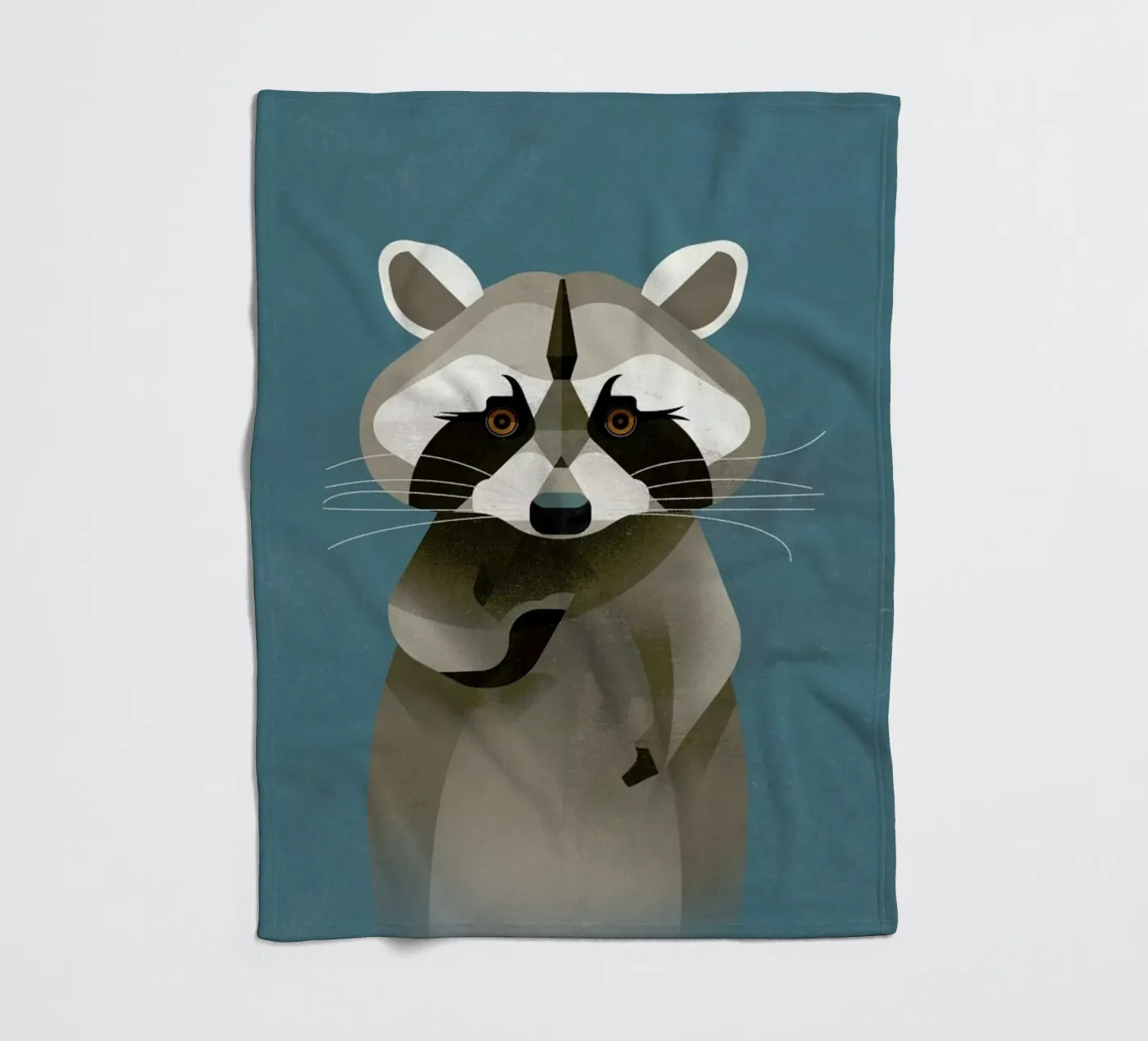 Racoon coperta in pile da Dieter Braun