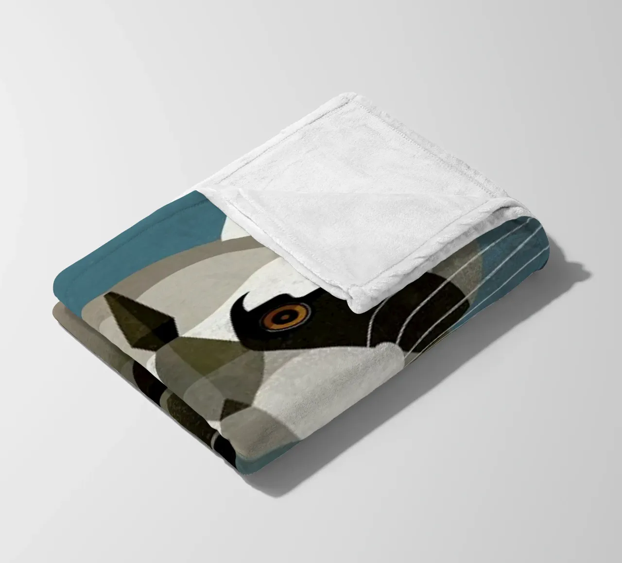 Racoon fleece blanket by Dieter Braun