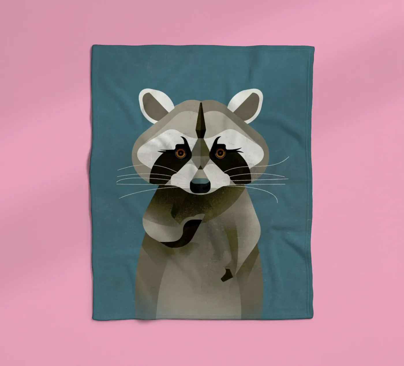 Racoon coperta in pile da Dieter Braun