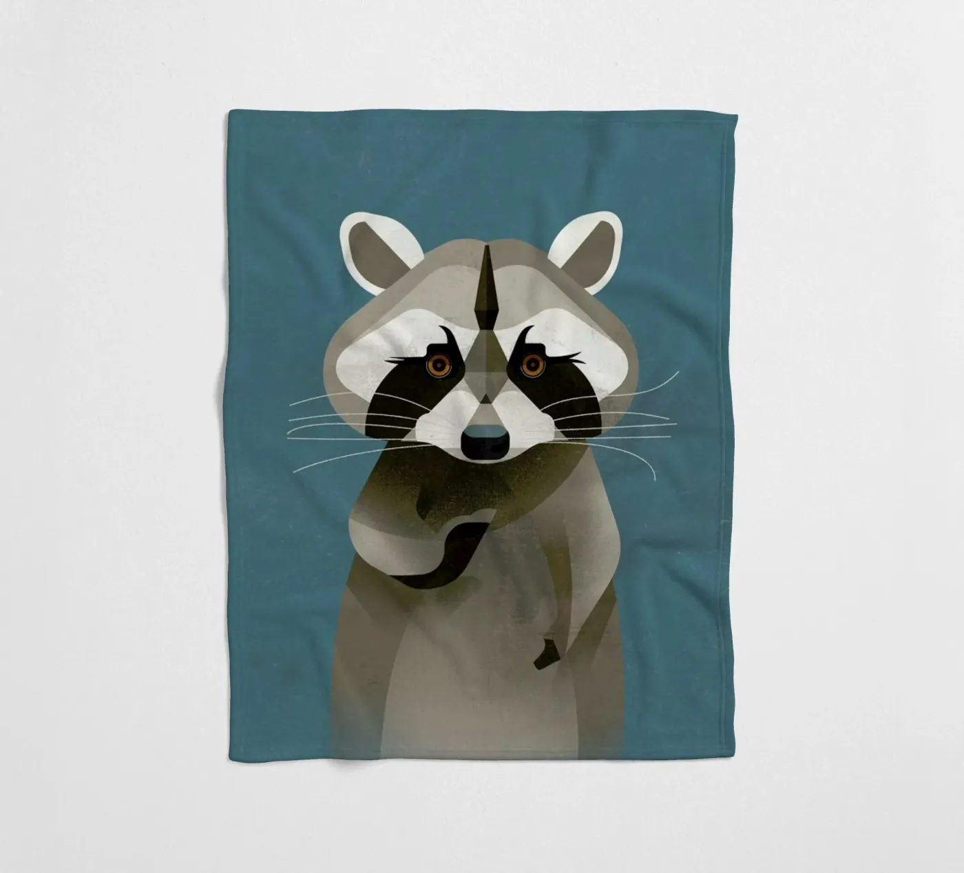 Racoon Fleecedecke von Dieter Braun