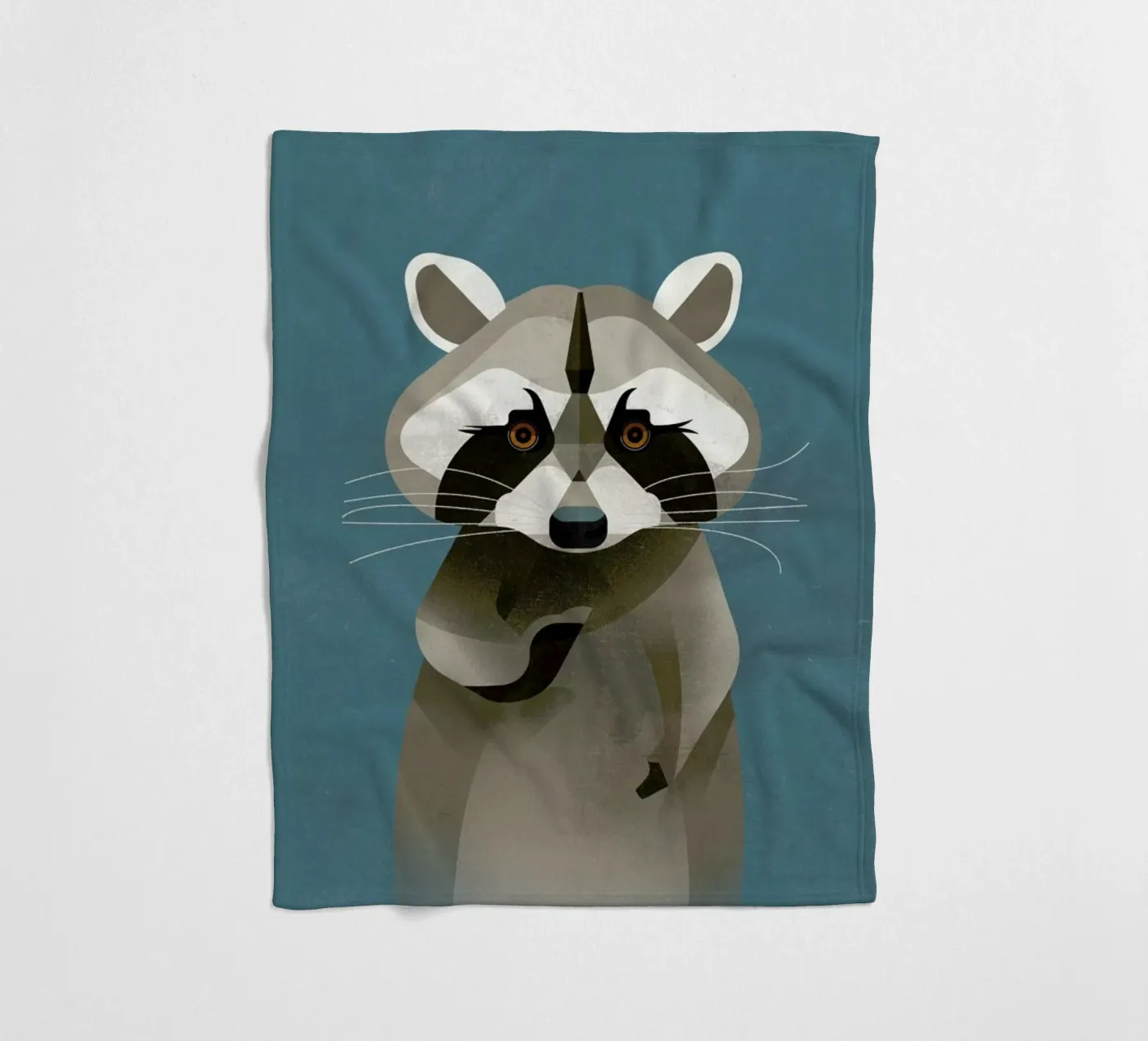 Racoon coperta in pile da Dieter Braun