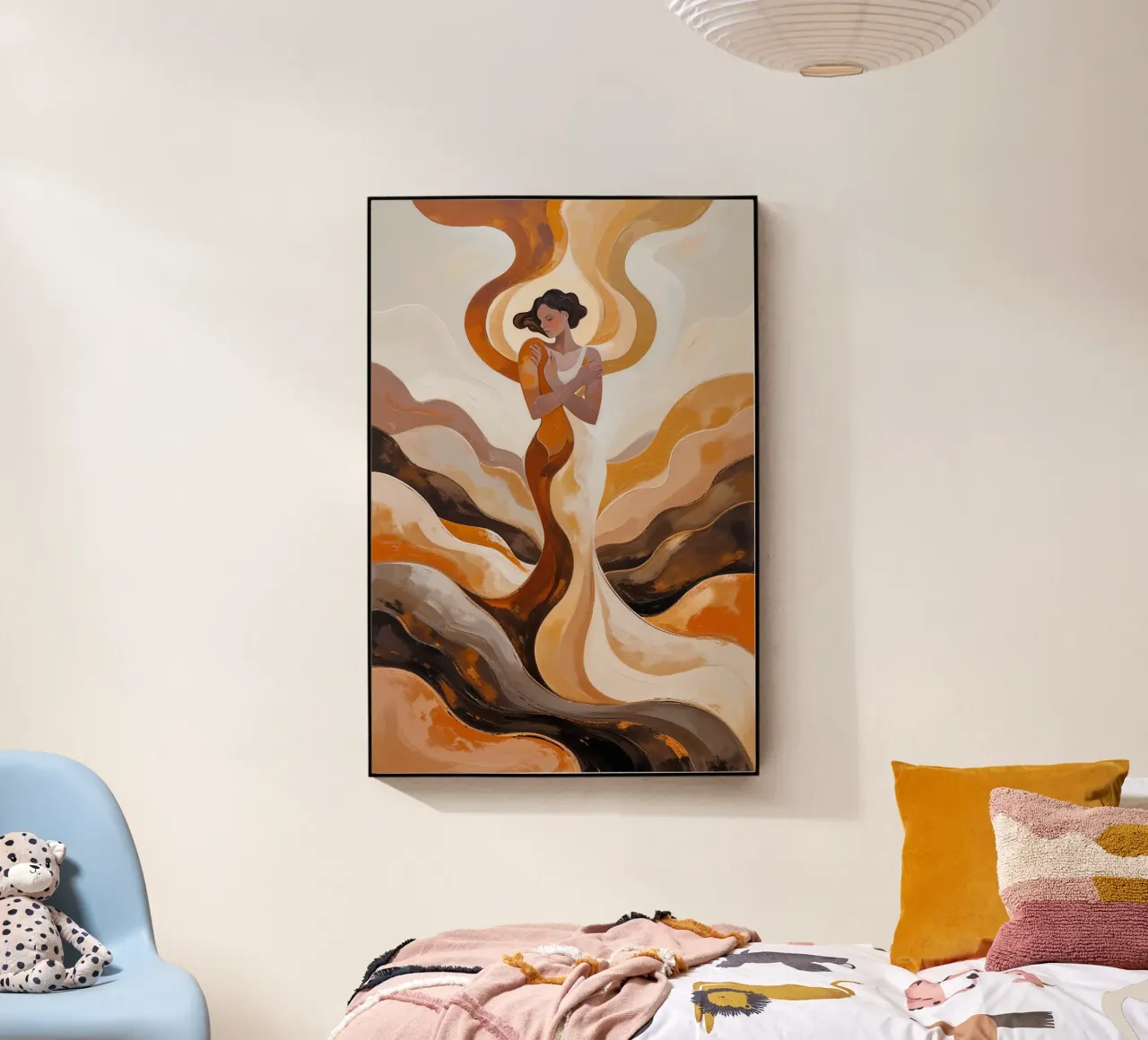 Harmony Within the Golden Waves plexiglass da AlbertKlee