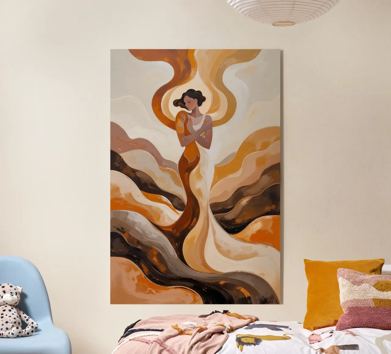 Harmony Within the Golden Waves plexiglass da AlbertKlee