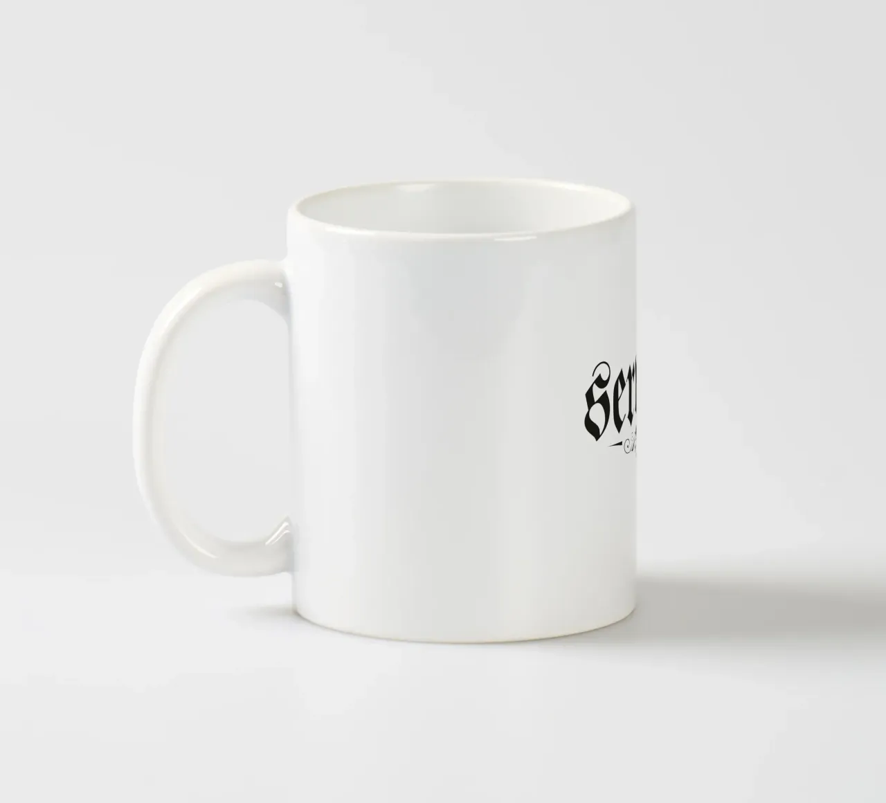 Servus tazza in ceramica da Flo Klein
