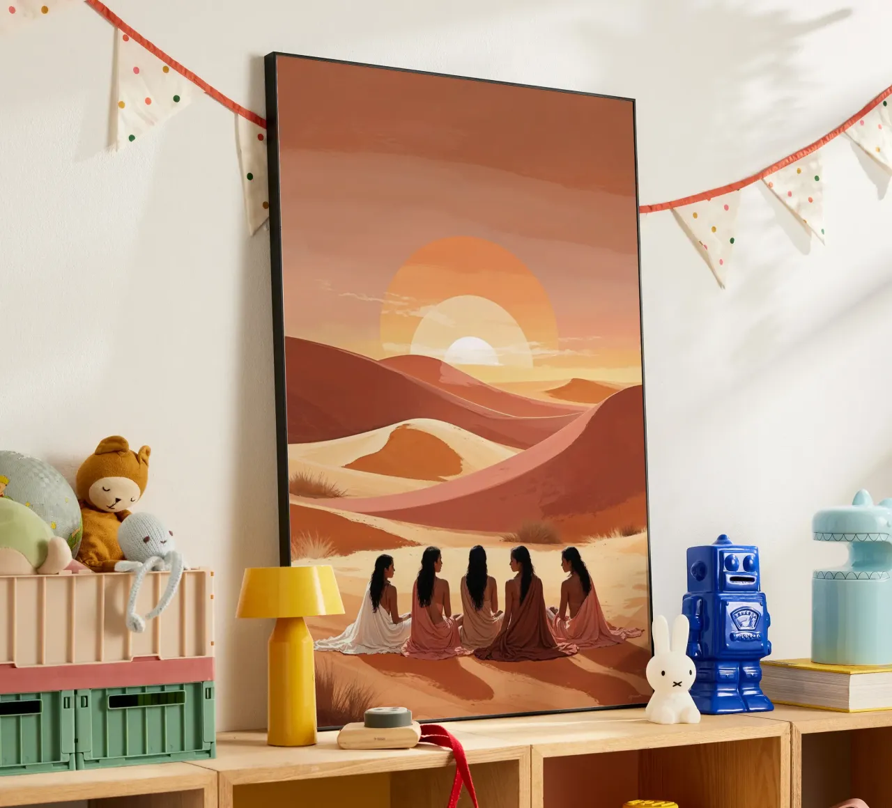 Serene Desert Sunset alluminio dibond da AlbertKlee