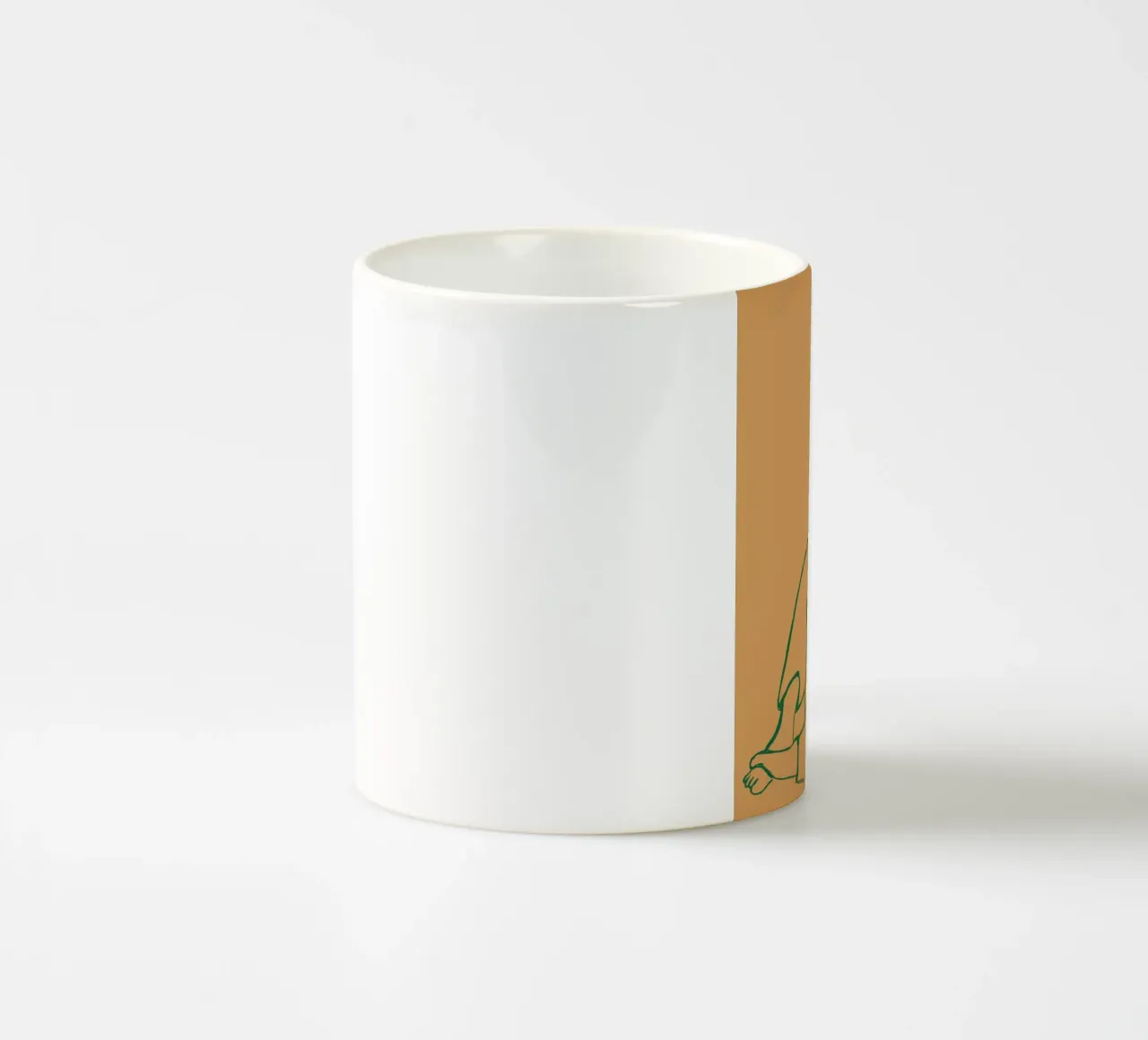 Cuore di anacardo tazza in ceramica da tainah negreiros