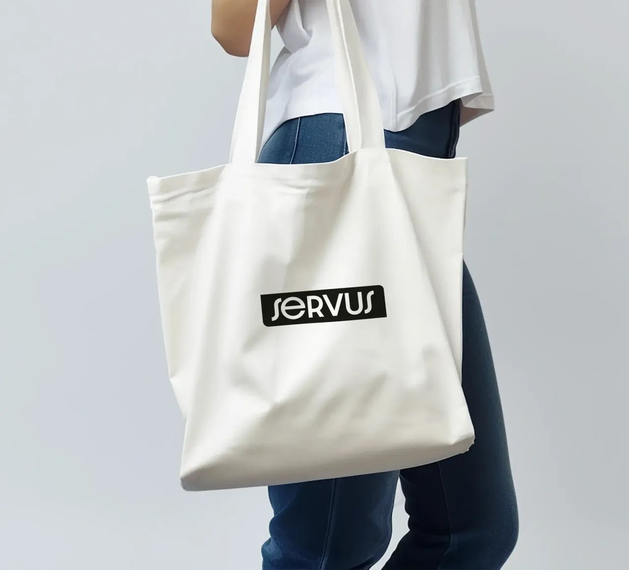 Servus Modern tote bag by Flo Klein