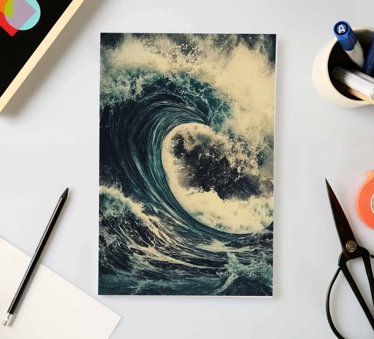 strong wave carnet de notes de Synthaira